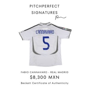 Cannavaro. Real Madrid - Jersey